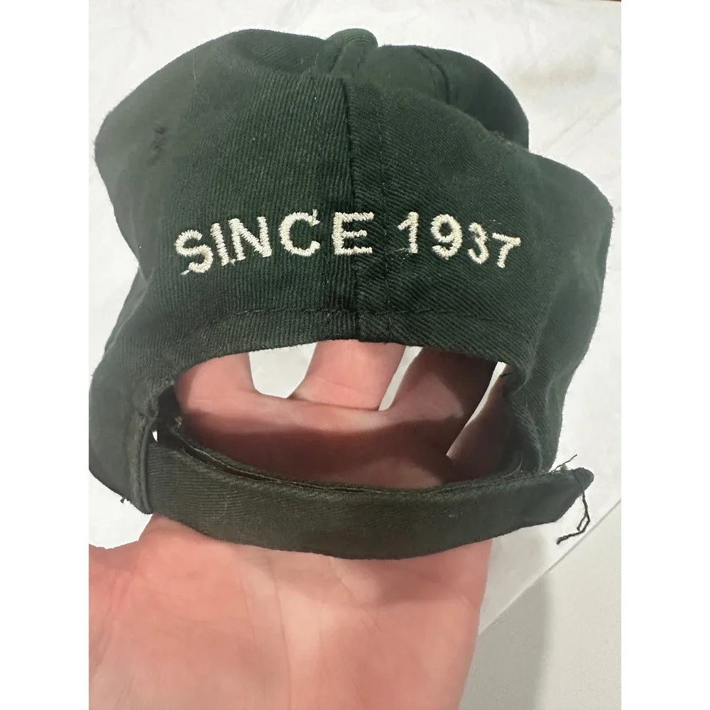 Ducks Unlimited Hat Mens Green Adjustable Baseball Cap Since 1937 Outdoor Cap